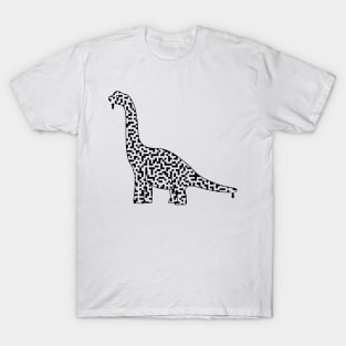 Brachiosaurus Dinosaur Maze T-Shirt